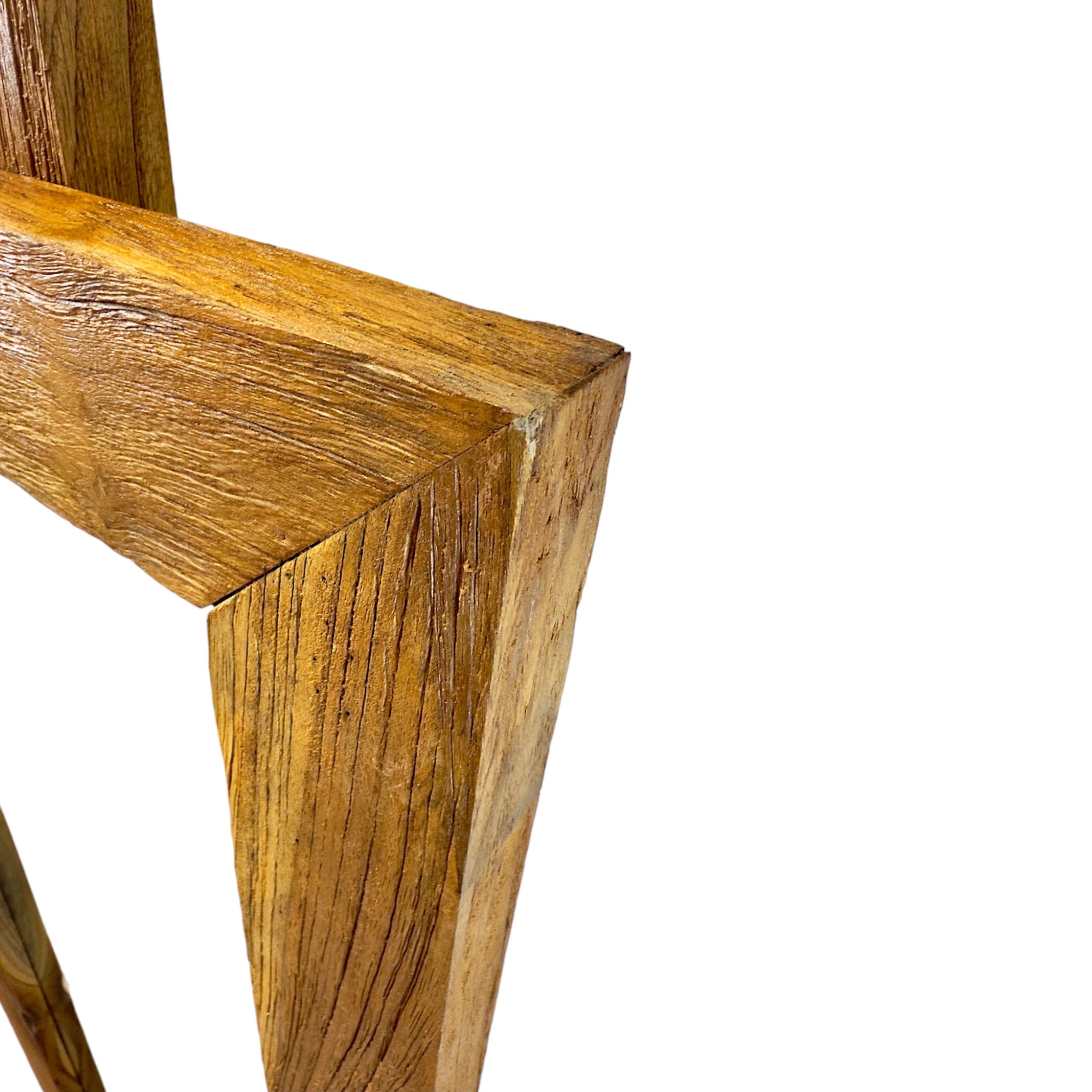 Teakholz Spiegel - Anlehnen Dekorieren Staunen – Massiver Eckiger Standspiegel – 120&150x50 cm - FaHome