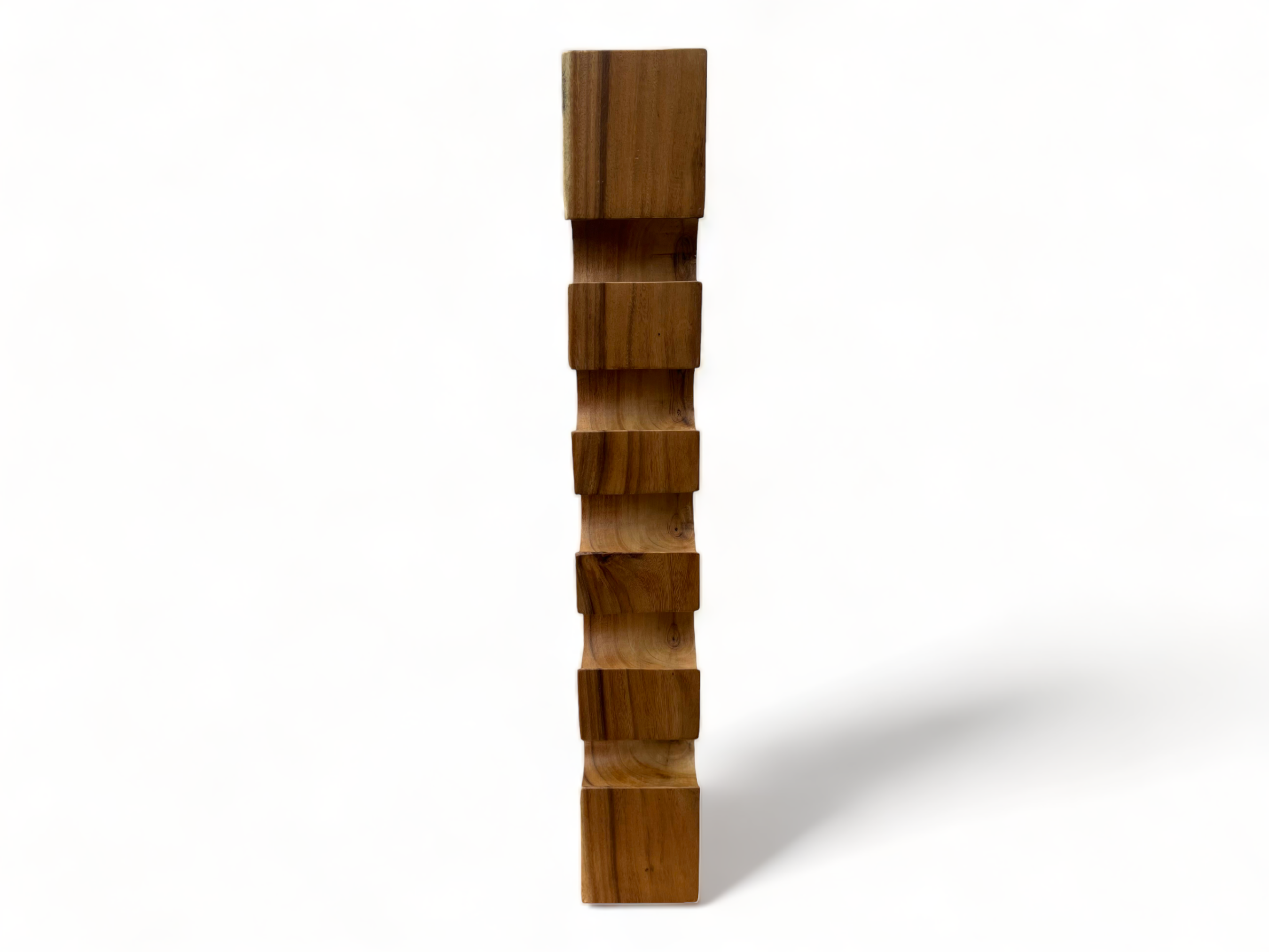 Casier à vin massif - décoration de cuisine salon porte-vin - fait main noble de haute qualité - carré en bois de Suar - 50/70/100x19,5x14,5 cm