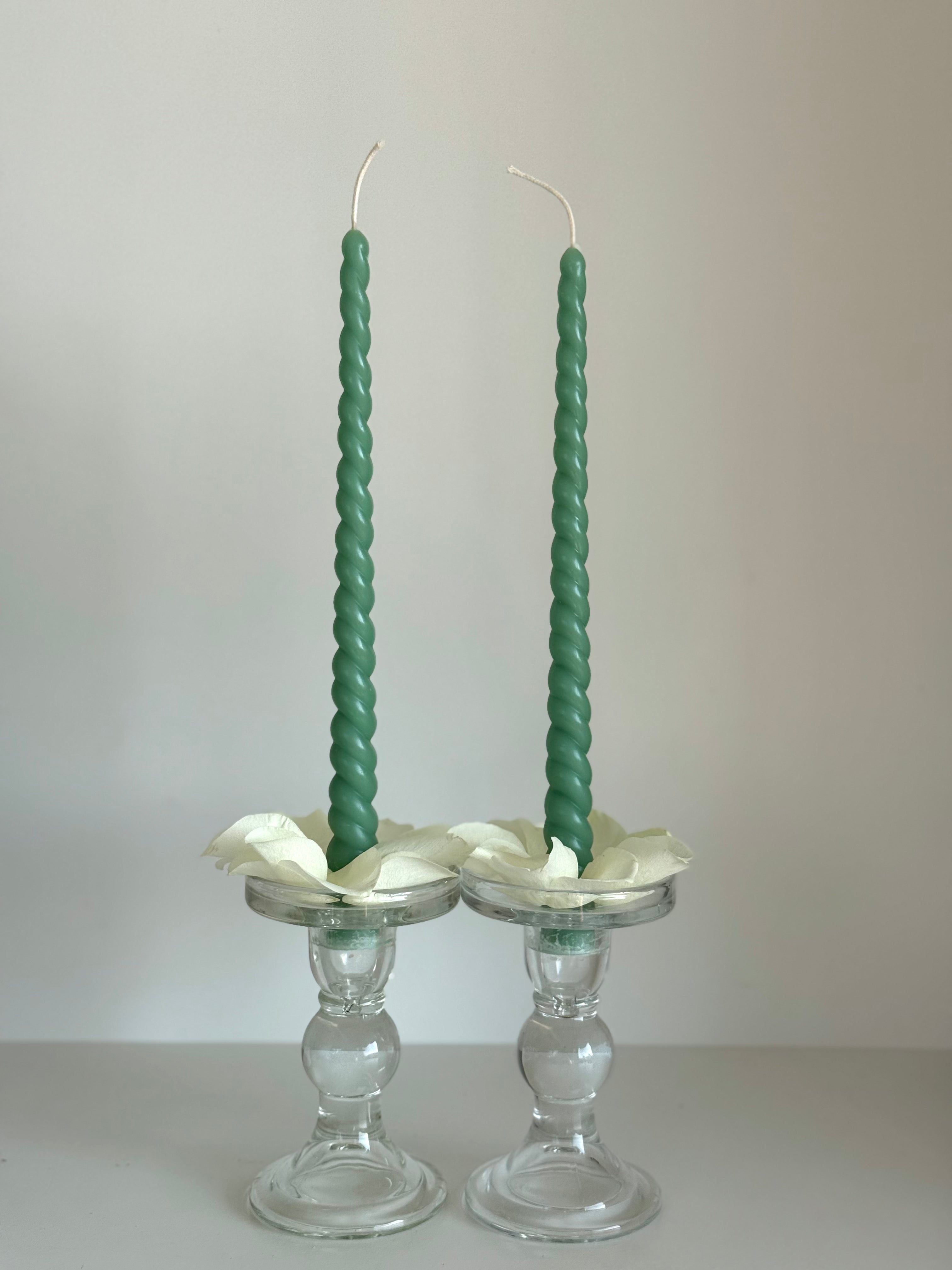 Beeswax Candle ROM – Promo – Hand-poured – For Living Rooms & Decoration – 2x Set