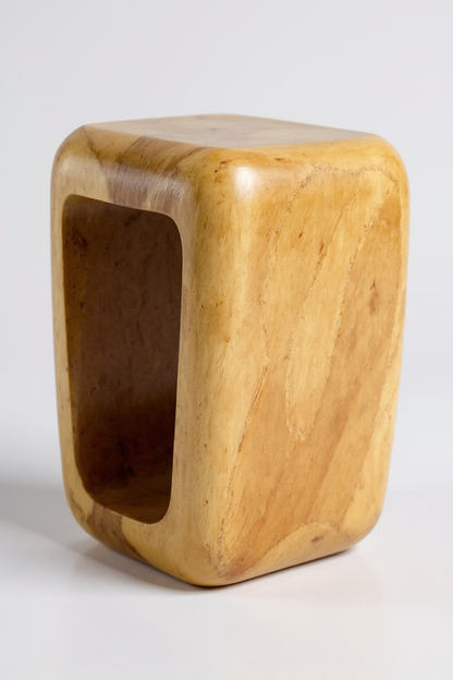 Tabouret en bois - table d'appoint table basse - tabouret fait main en bois de suar massif - 50x30x40 cm