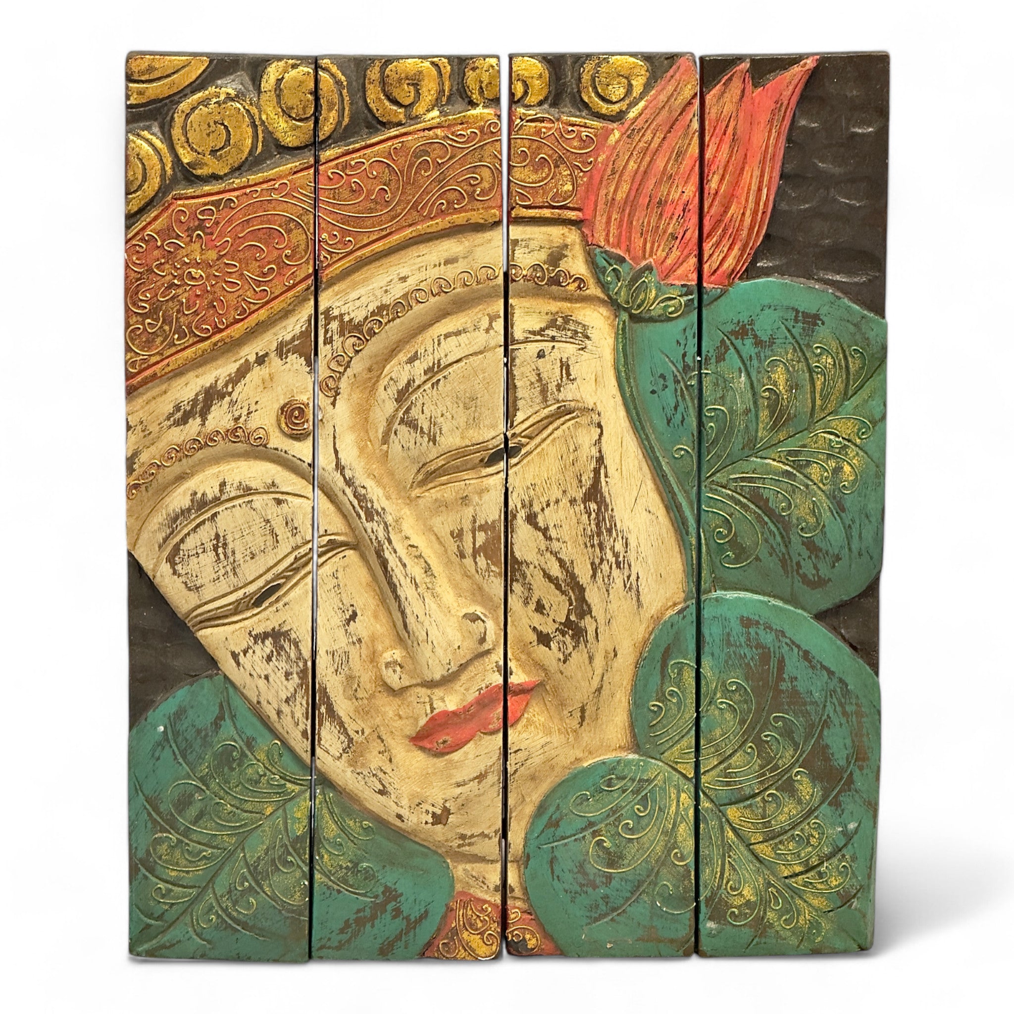 Einzelstück: Handgeschnitztes Wandbild aus Holz - FaHome