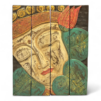 Einzelstück: Handgeschnitztes Wandbild aus Holz - FaHome
