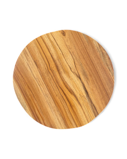 Holz Beistelltisch – Holzhocker Couchtisch – Handgefertigt – Verzweigt aus Suar- und Teakholz – 50x40x40 cm - FaHome