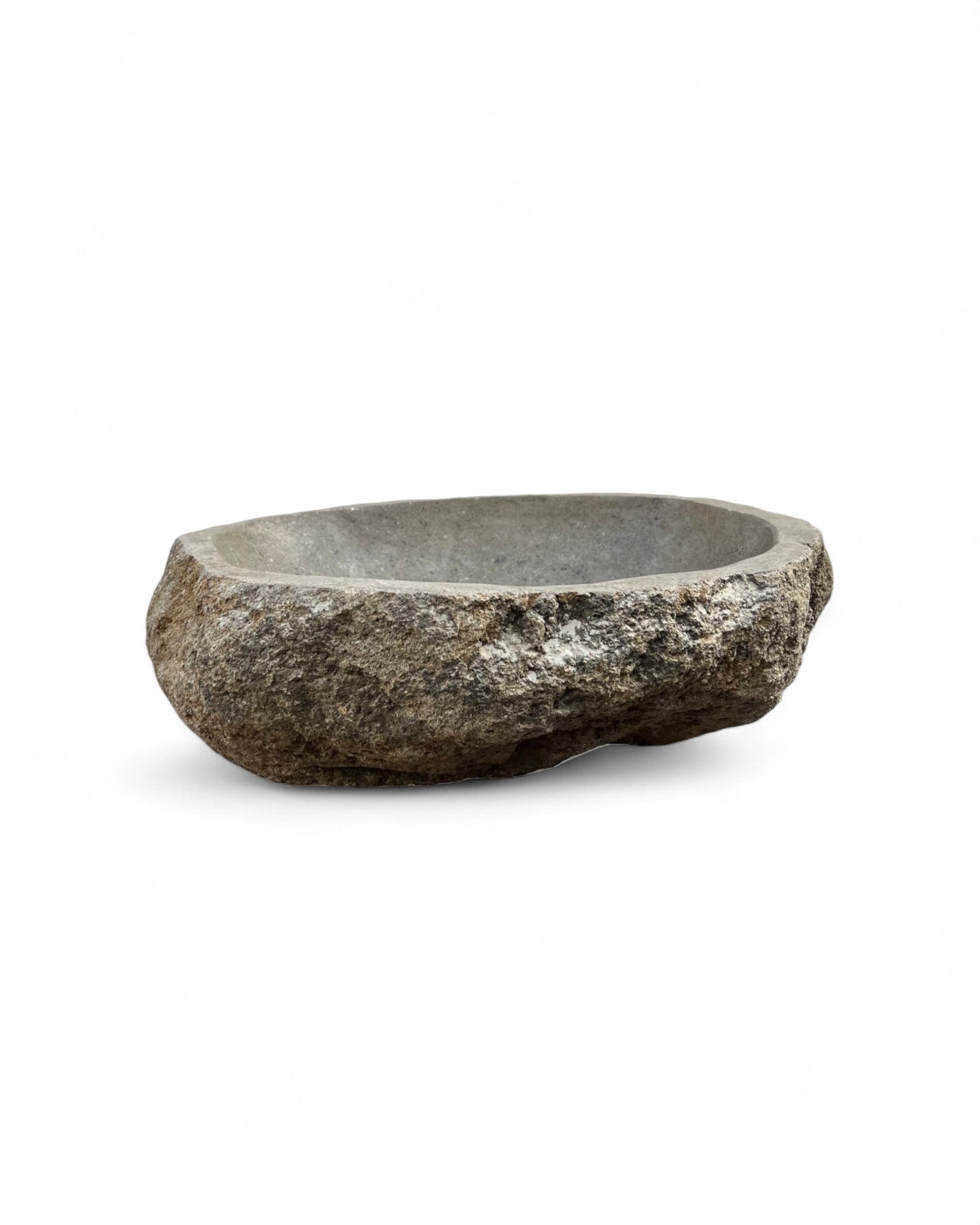 Natural stone washbasin - bathroom toilet countertop washbasin wash bowl - unique - boulder stone solid 
