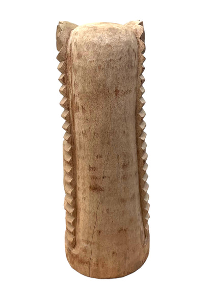 Tiki Figure - Garden Indoor Decoration - Hand-Carved Exotic Sculpture - Palm Wood - 50x19x19 cm
