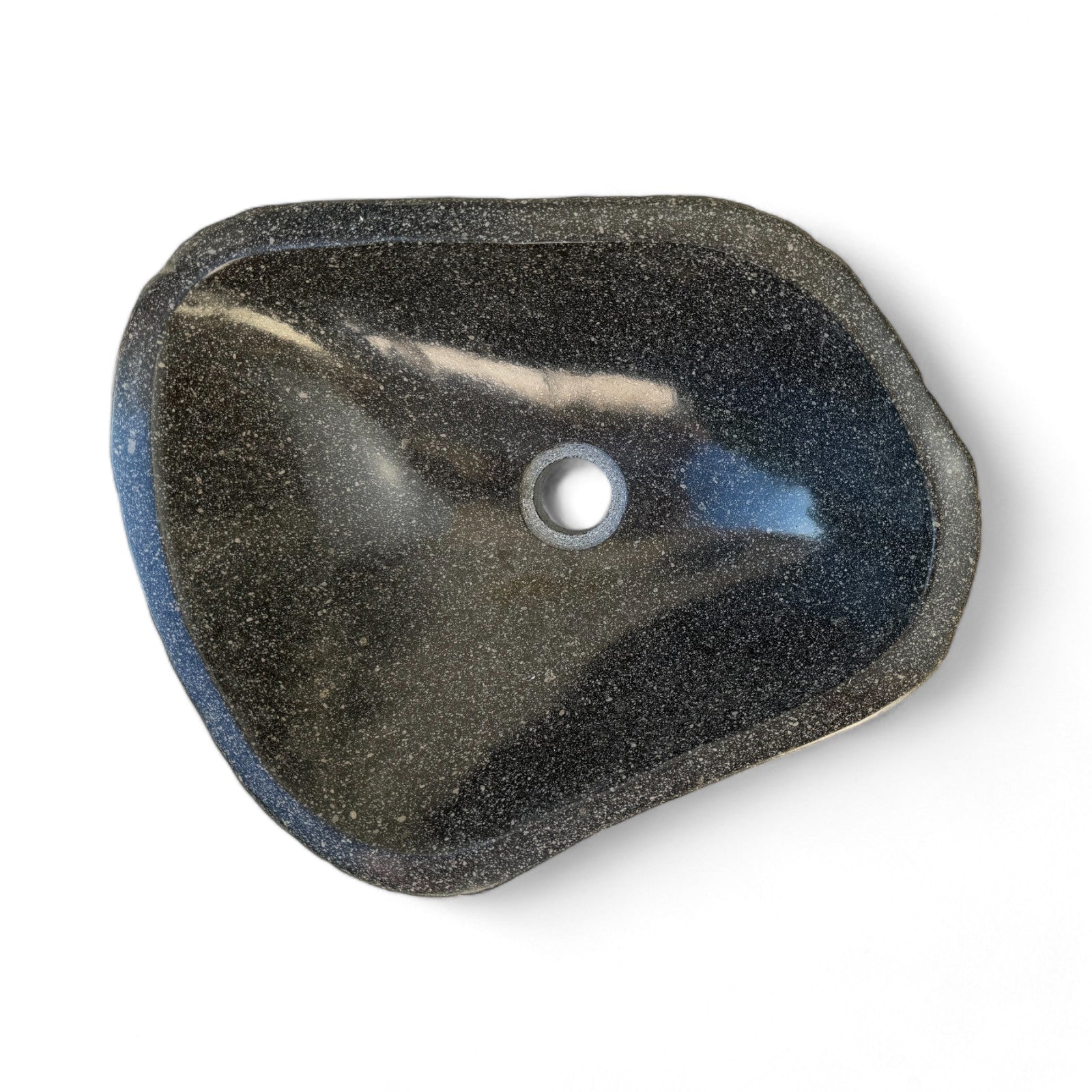 Natural stone washbasin - bathroom toilet countertop washbasin wash bowl - unique - boulder stone solid 