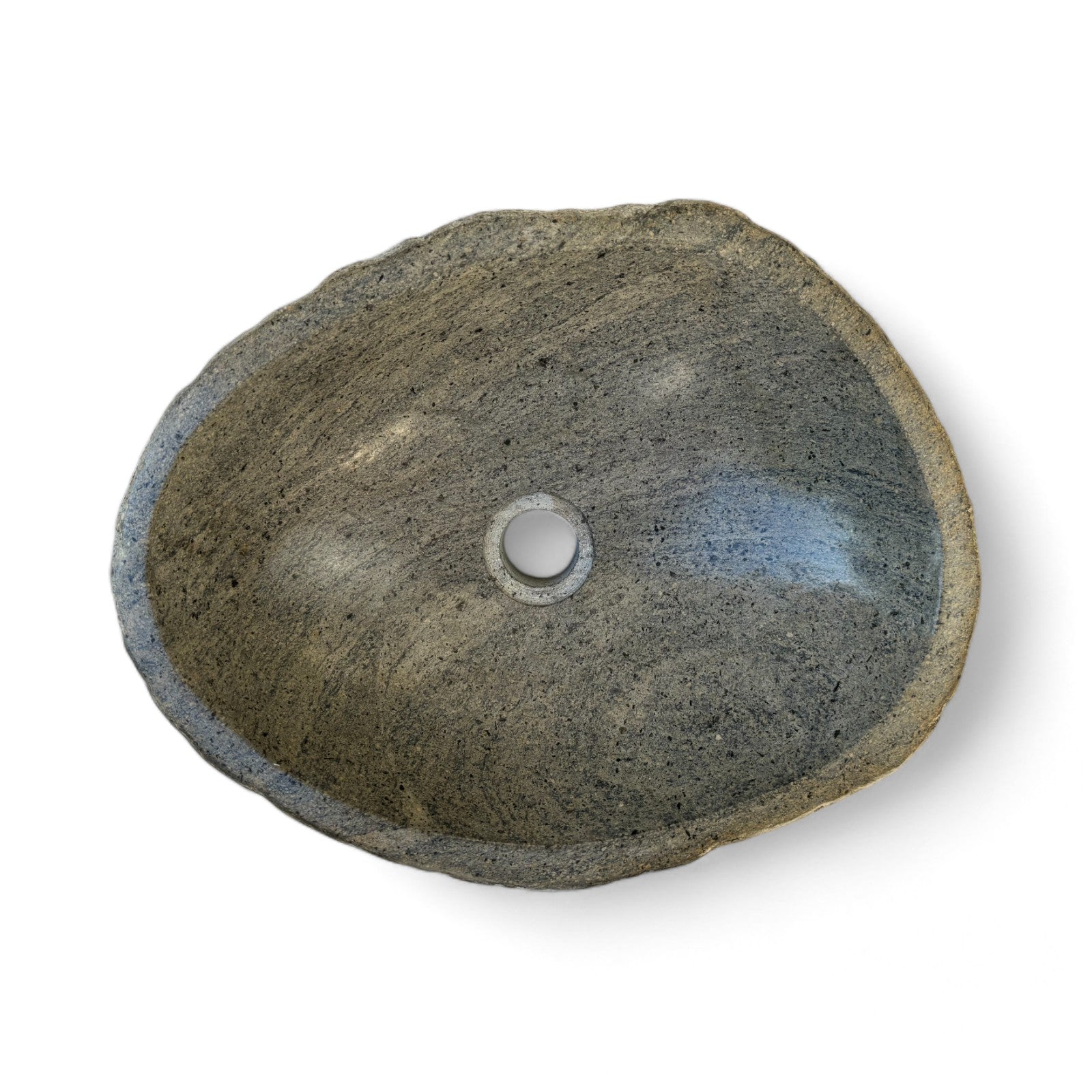 Natural stone washbasin - bathroom toilet countertop washbasin wash bowl - unique - boulder stone solid 