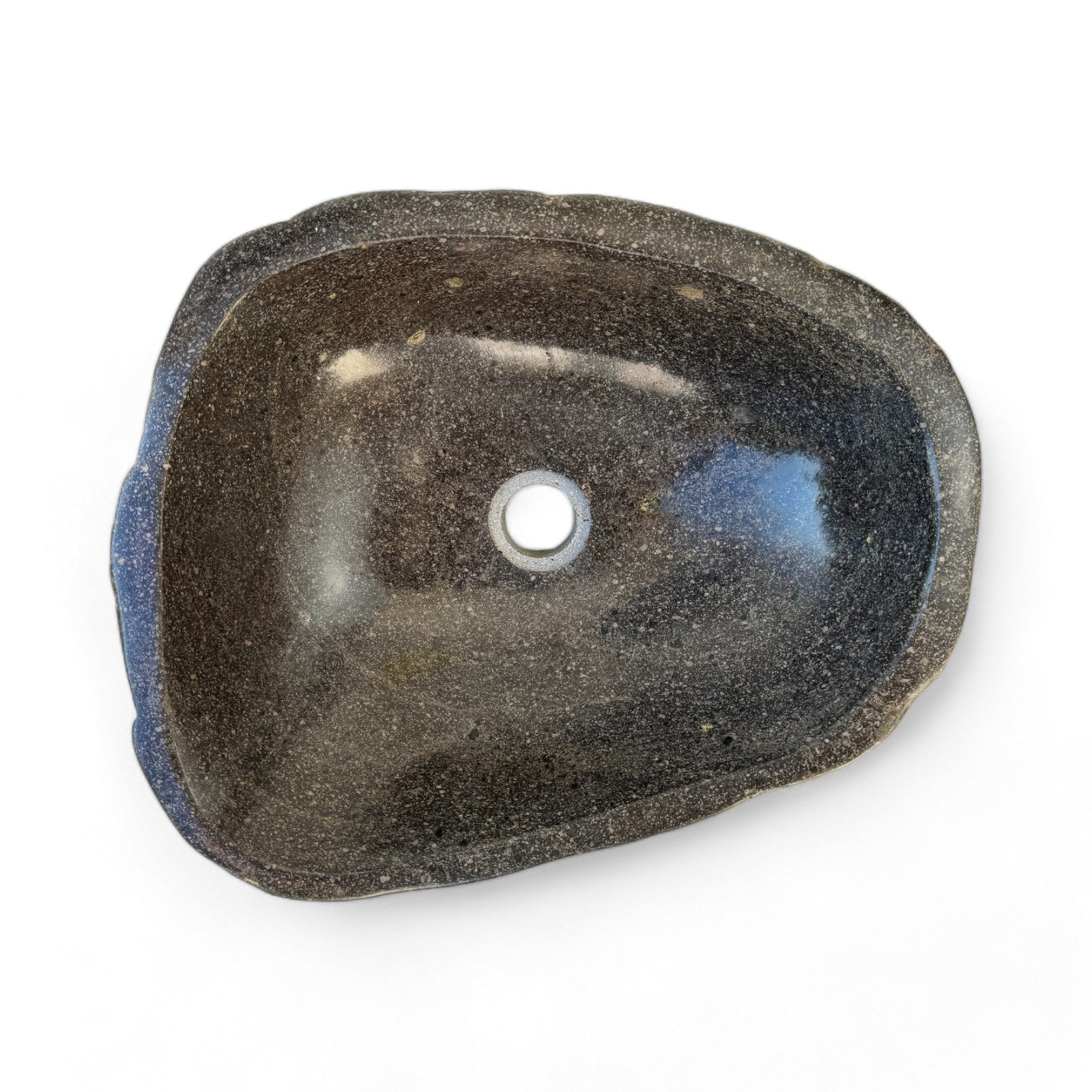 Natural stone washbasin - bathroom toilet countertop washbasin wash bowl - unique - boulder stone solid 