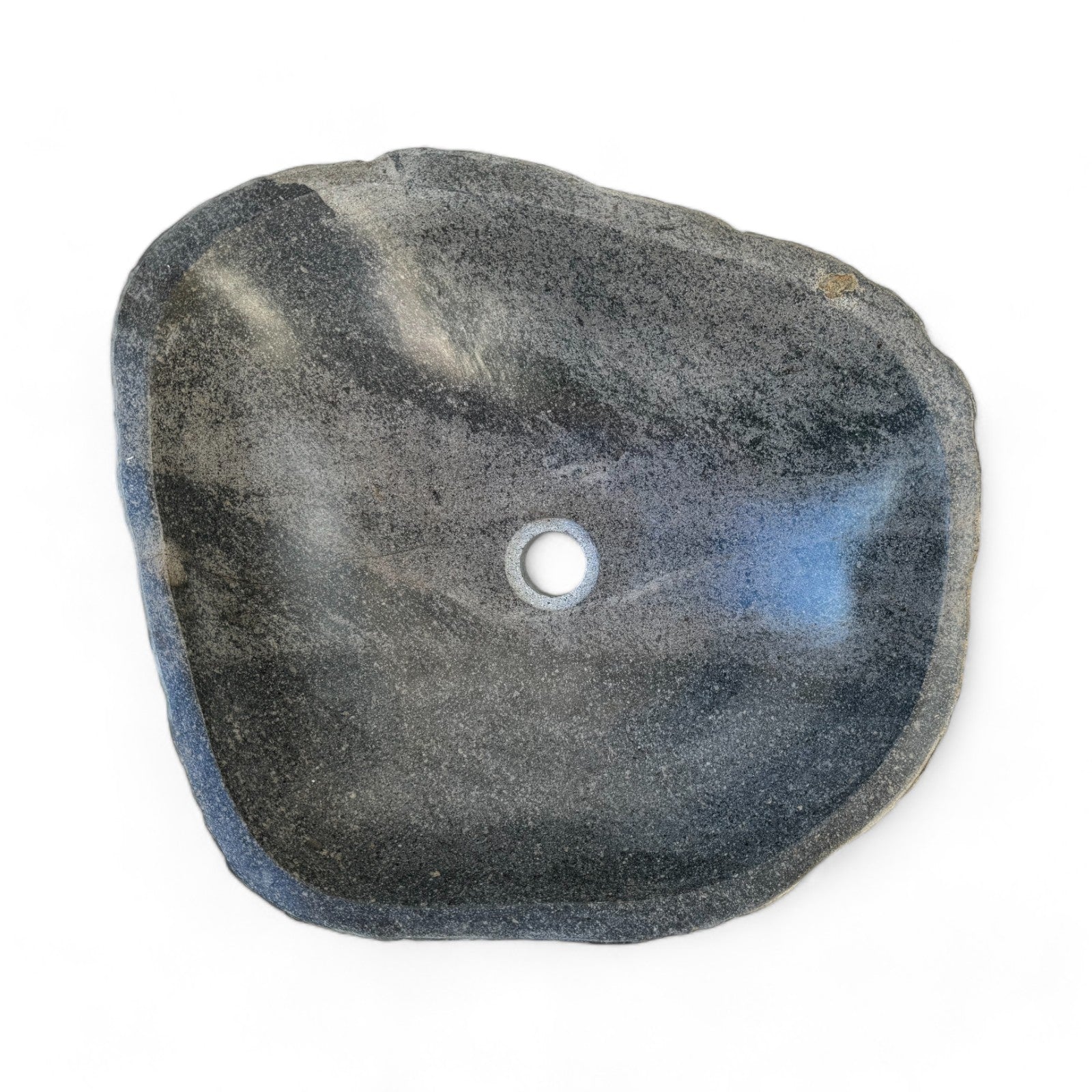 Natural stone washbasin - bathroom toilet countertop washbasin wash bowl - unique - boulder stone solid 