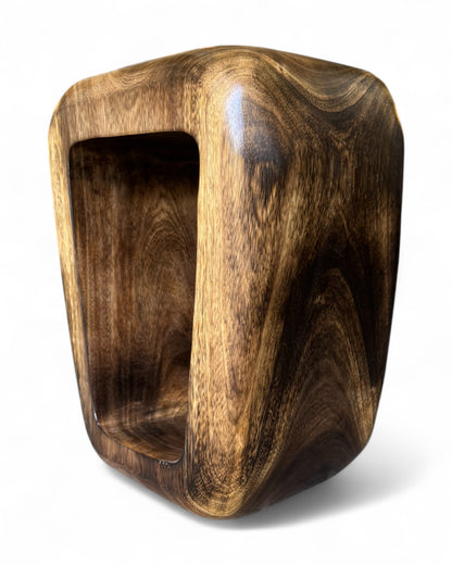 Holzhocker - Beistelltisch Couchtisch - Handgefertigter Flambierter Hocker aus massivem Suarholz- 50x30x40 cm (Kopie)