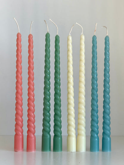 Beeswax Candle ROM – Promo – Hand-poured – For Living Rooms &amp; Decoration – 2x Set