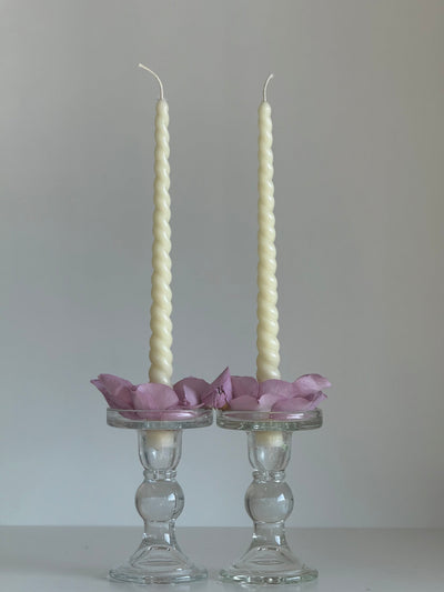 Beeswax Candle ROM – Promo – Hand-poured – For Living Rooms &amp; Decoration – 2x Set