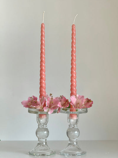 Beeswax Candle ROM – Promo – Hand-poured – For Living Rooms &amp; Decoration – 2x Set