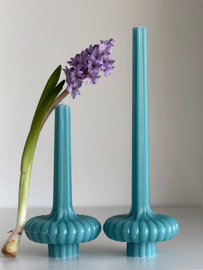 Beeswax candle PARIS – Pastel colors – Hand-poured – For living rooms &amp; decoration – 2 sizes