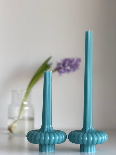 Beeswax candle PARIS – Pastel colors – Hand-poured – For living rooms &amp; decoration – 2 sizes