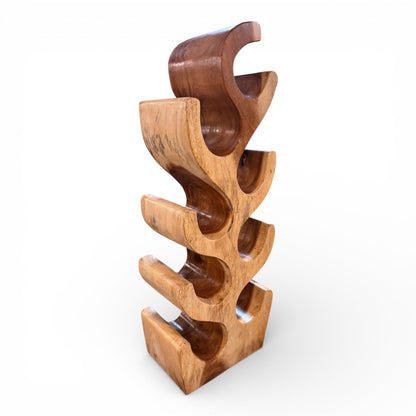 B-Ware: Weinregal Massiv - Küchen Wohnzimmer Deko Weinhalter - Handgefertigt Edel Hochwertig - Tannenform aus Suarholz - 30/50/70/100x27x18 cm (Kopie)