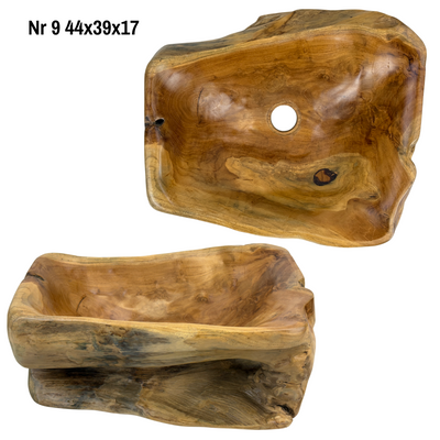 Burl Wood Sink - Bathroom - Handmade Natural Accents - Teak Root - Various Sizes