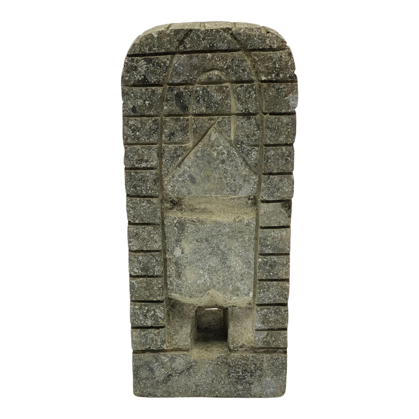 Tiki sculpture “Ku” approx. 30 cm – Hawaii God of War statue limestone