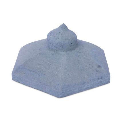 Garden lantern 3 pieces approx. 80cm stone mixture gray stone lantern Japan weatherproof