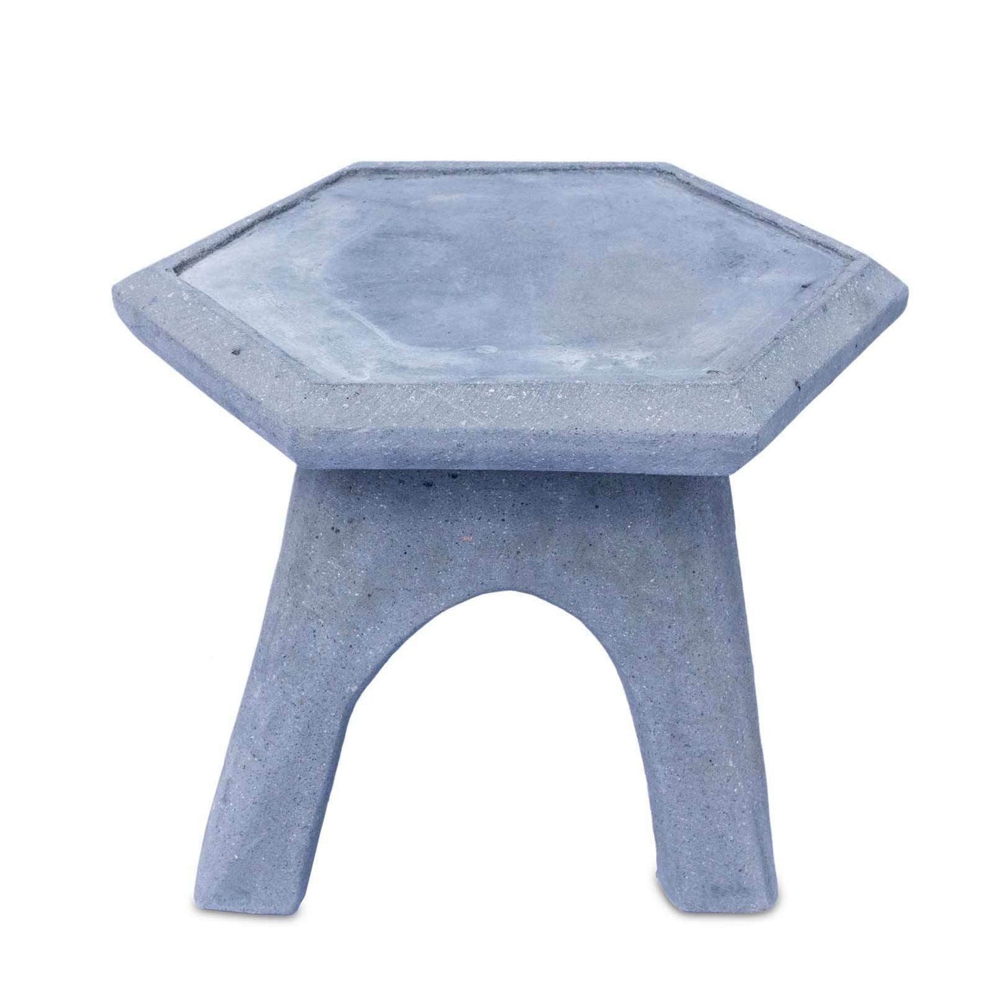 Garden lantern 3 pieces approx. 80cm stone mixture gray stone lantern Japan weatherproof